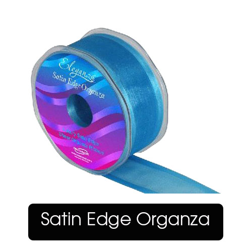 Saitn Edge Organza